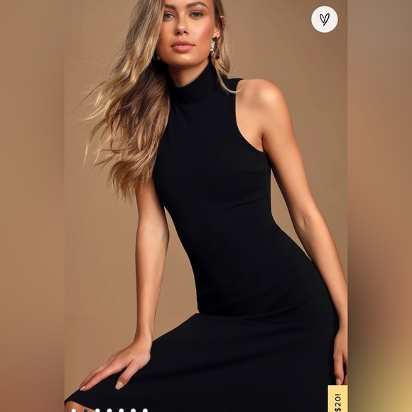 Lulus Dresses & Skirts - 𝅺LULU’S black form fitting hi-low dress. Size medium.